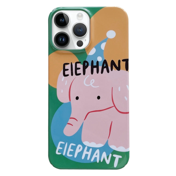 Painted Pattern PC Phone Case, For iPhone 14 Pro