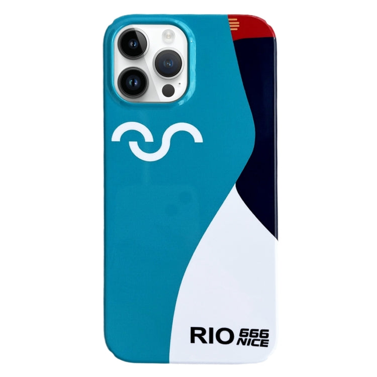 Painted Pattern PC Phone Case, For iPhone 14 Pro Max