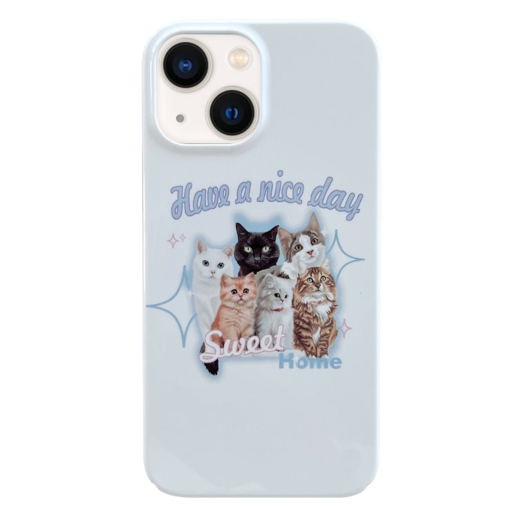 Painted Pattern PC Phone Case, For iPhone 14 Plus