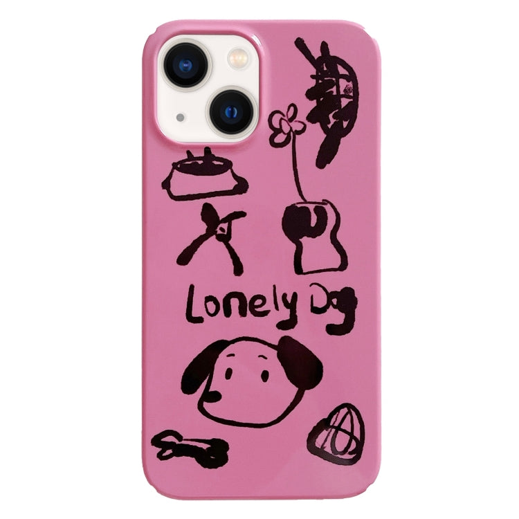 Painted Pattern PC Phone Case, For iPhone 14 Plus