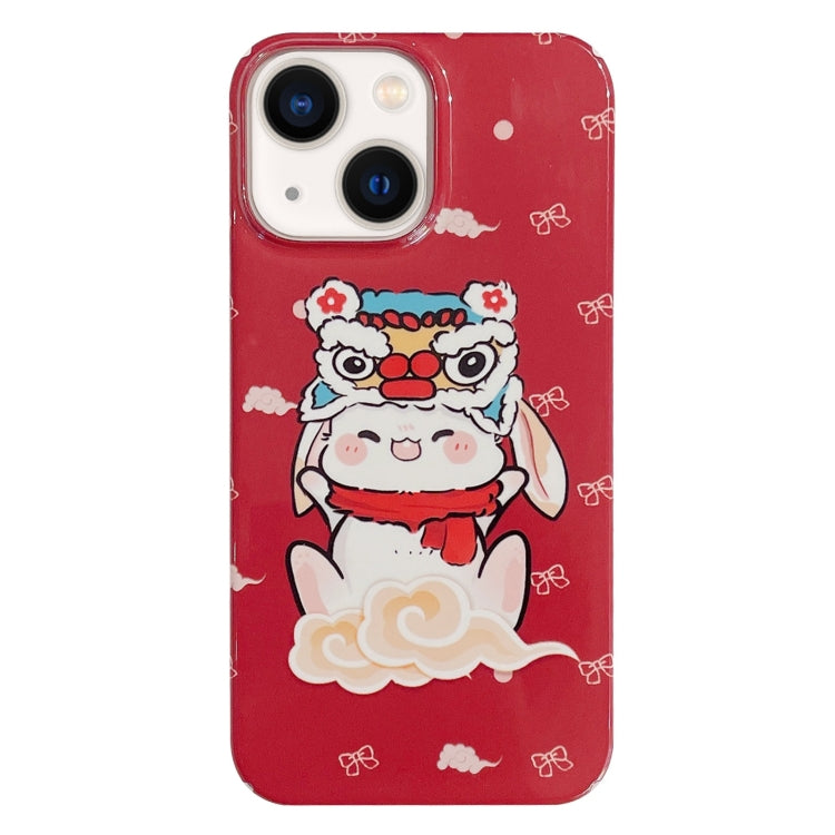 Painted Pattern PC Phone Case, For iPhone 14 Plus