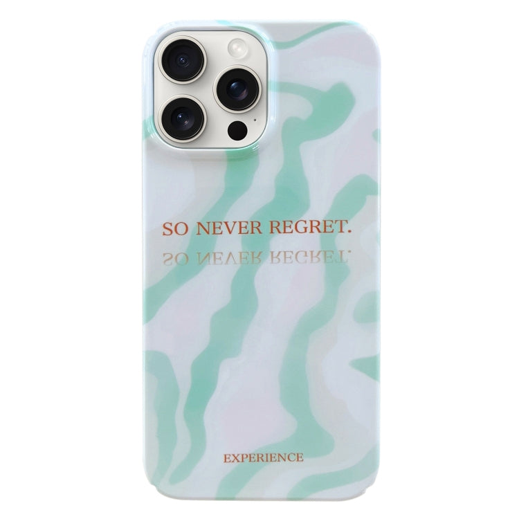 Painted Pattern PC Phone Case, For iPhone 15 Pro Max