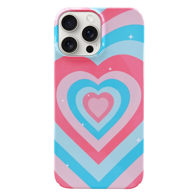 Painted Pattern PC Phone Case, For iPhone 15 Pro Max