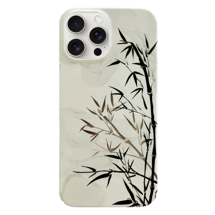 Painted Pattern PC Phone Case, For iPhone 15 Pro Max