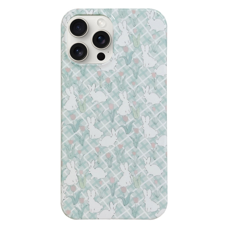 Painted Pattern PC Phone Case, For iPhone 15 Pro Max