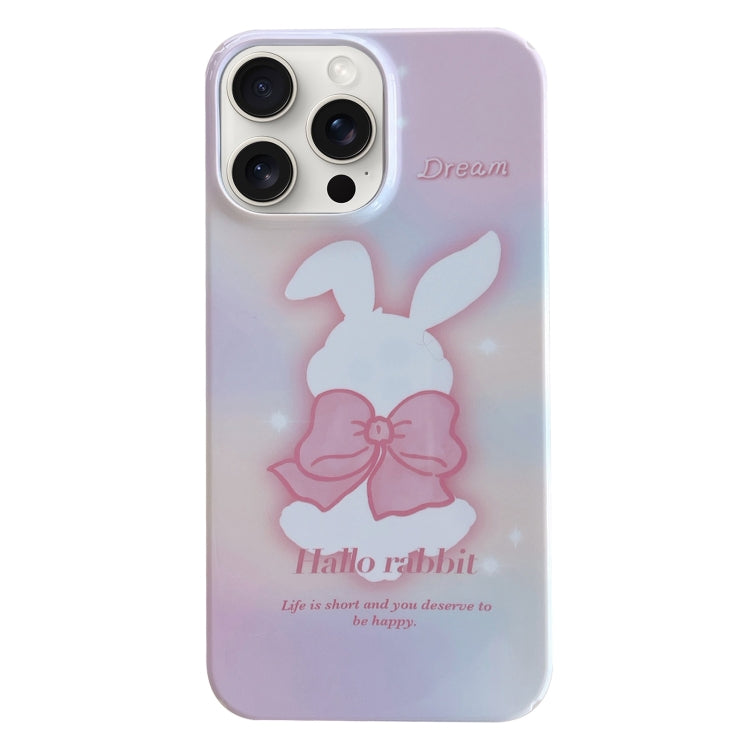 Painted Pattern PC Phone Case, For iPhone 15 Pro Max