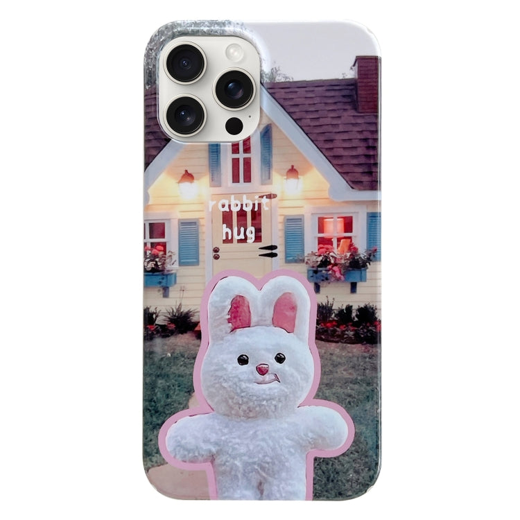 Painted Pattern PC Phone Case, For iPhone 15 Pro