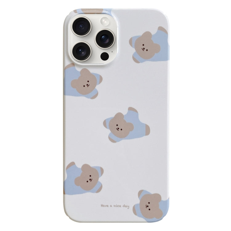 Painted Pattern PC Phone Case, For iPhone 15 Pro