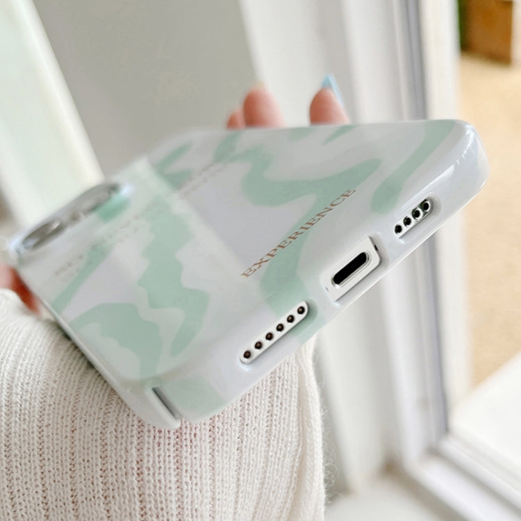 Painted Pattern PC Phone Case, For iPhone 15