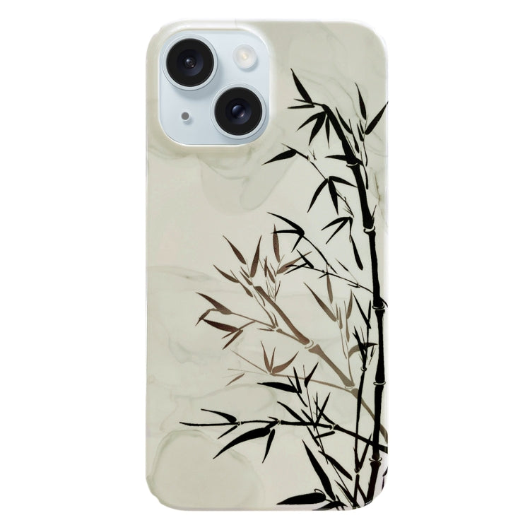 Painted Pattern PC Phone Case, For iPhone 15