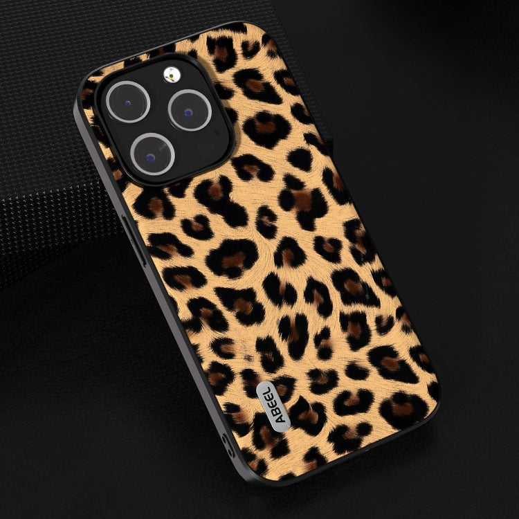 ABEEL Black Edge Leopard Phone Case, For iPhone 14 Pro, For iPhone 14 Pro Max