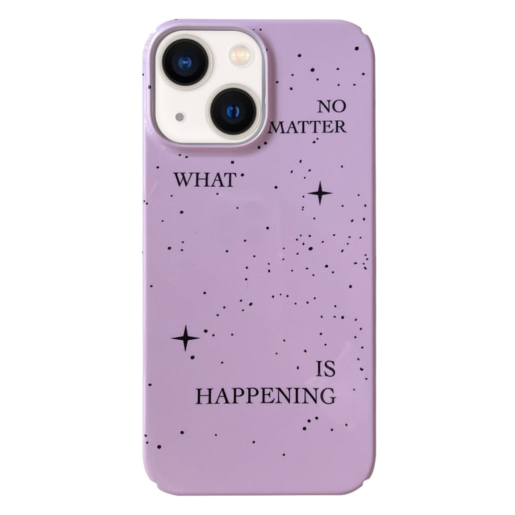 Painted Pattern PC Phone Case, For iPhone 13