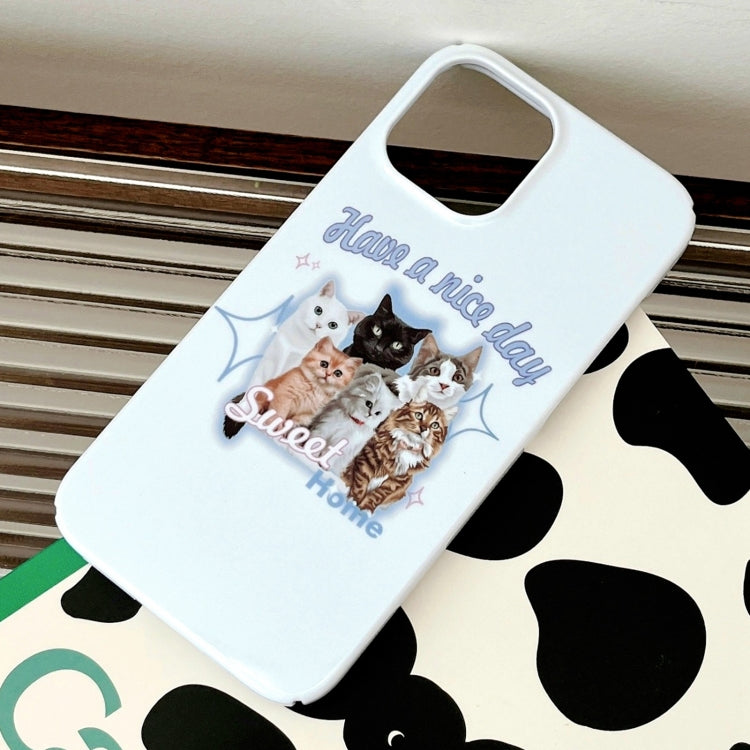 Painted Pattern PC Phone Case, For iPhone 13
