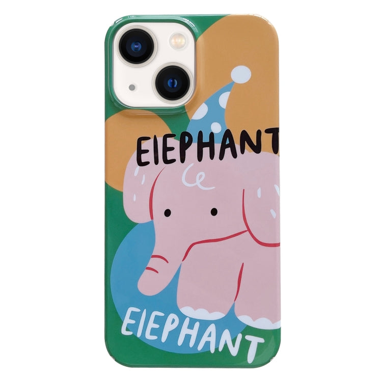 Painted Pattern PC Phone Case, For iPhone 13