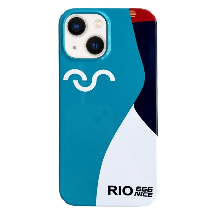 Painted Pattern PC Phone Case, For iPhone 13