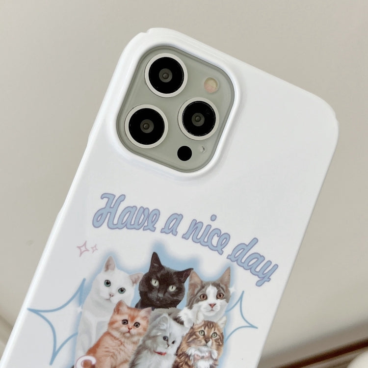 Painted Pattern PC Phone Case, For iPhone 13 Pro