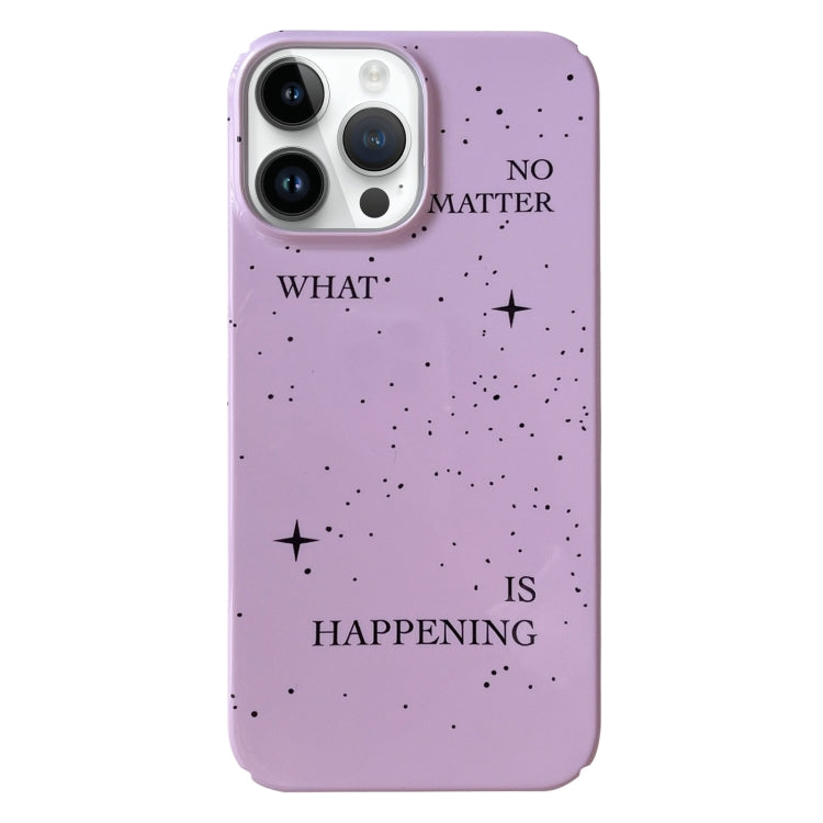 Painted Pattern PC Phone Case, For iPhone 13 Pro Max