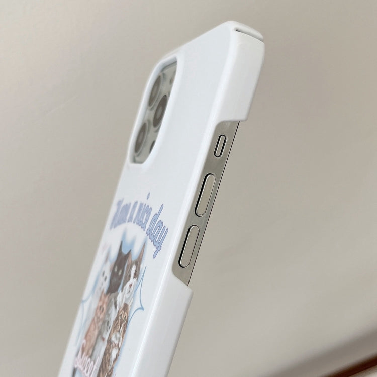 Painted Pattern PC Phone Case, For iPhone 11 Pro Max