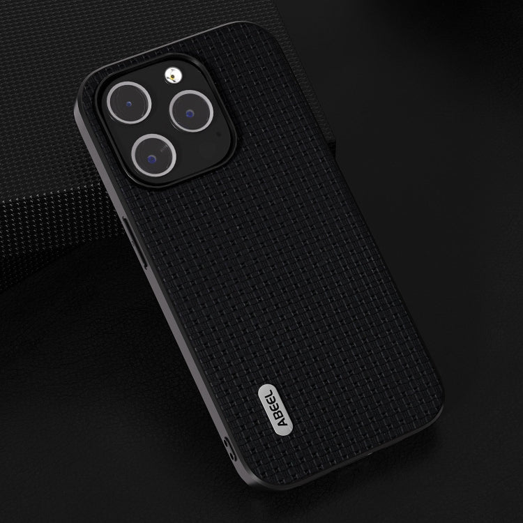 ABEEL Genuine Leather Luxury Black Edge Phone Case, For iPhone 15 Pro Max, For iPhone 15 Pro, For iPhone 15 Plus, For iPhone 15, For iPhone 14 Plus, For iPhone 14