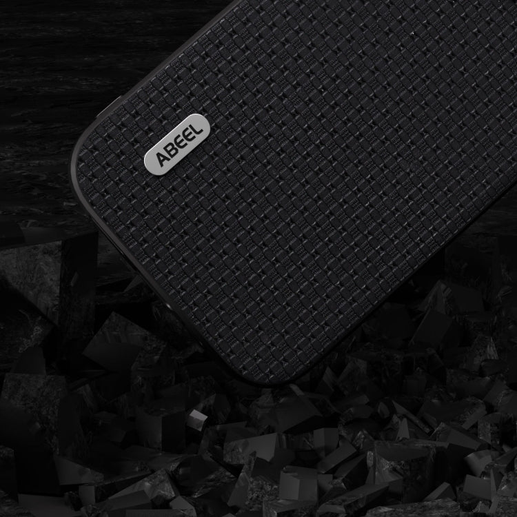ABEEL Genuine Leather Luxury Black Edge Phone Case, For iPhone 15 Pro Max, For iPhone 15 Pro, For iPhone 15 Plus, For iPhone 15, For iPhone 14 Plus, For iPhone 14