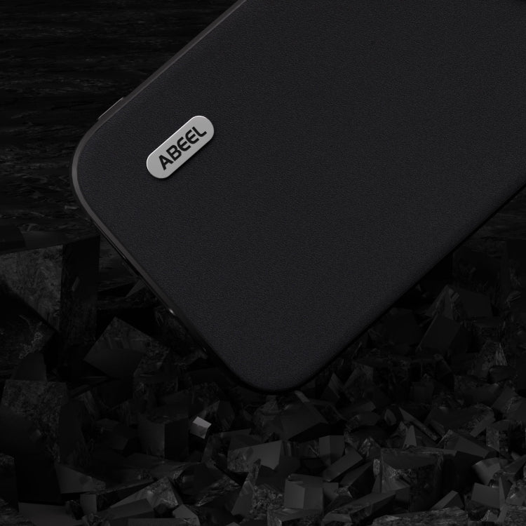 ABEEL Genuine Leather Silky Soft Black Edge Phone Case, For iPhone 15 Pro Max, For iPhone 15 Pro, For iPhone 15 Plus, For iPhone 15, For iPhone 14 Plus, For iPhone 14