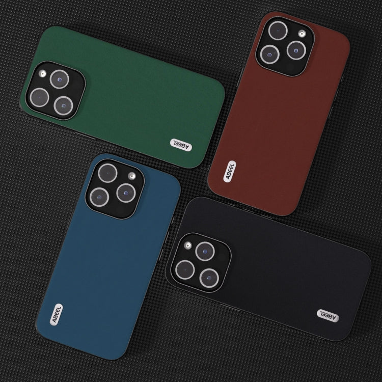 ABEEL Genuine Leather Silky Soft Black Edge Phone Case, For iPhone 15 Pro Max, For iPhone 15 Pro, For iPhone 15 Plus, For iPhone 15, For iPhone 14 Plus, For iPhone 14