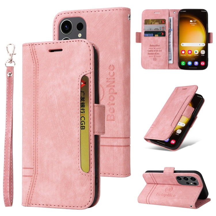 BETOPNICE Dual-side Buckle Leather Phone Case, For Samsung Galaxy M14 5G / F14 5G / 4G, For Samsung Galaxy A55, For Samsung Galaxy A35 5G, For Samsung Galaxy S24 Ultra