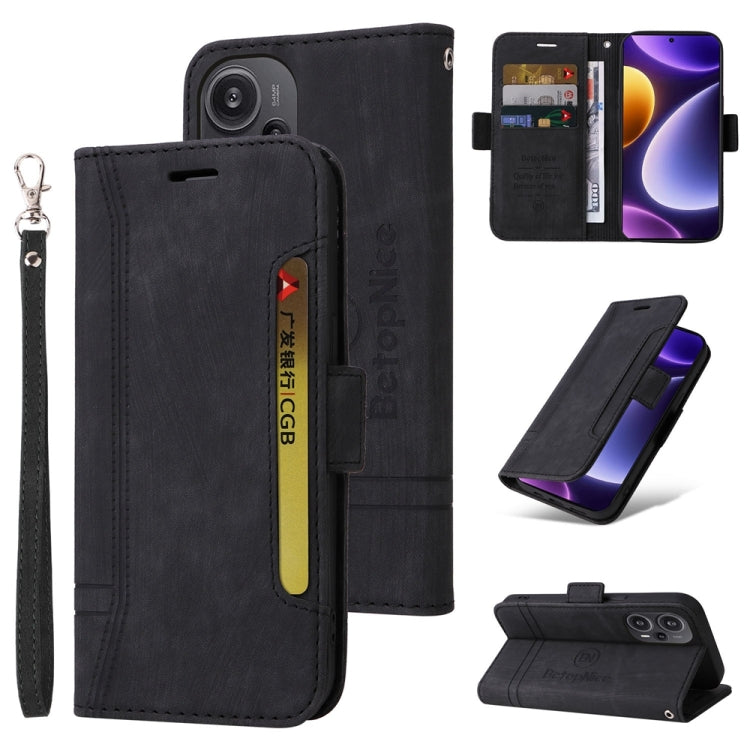 BETOPNICE Dual-side Buckle Leather Phone Case, For Xiaomi Redmi Note 12S 4G Global, For Xiaomi Redmi Note 12 4G Global, For Xiaomi Redmi Note 12 Turbo 5G