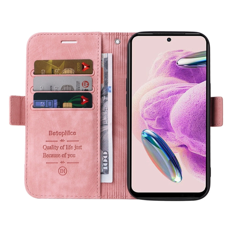 BETOPNICE Dual-side Buckle Leather Phone Case, For Xiaomi Redmi Note 12S 4G Global, For Xiaomi Redmi Note 12 4G Global, For Xiaomi Redmi Note 12 Turbo 5G