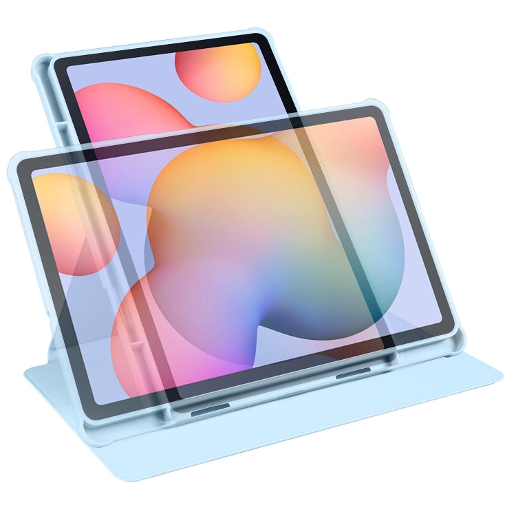 Acrylic 360 Degree Rotation Smart Tablet Leather Case