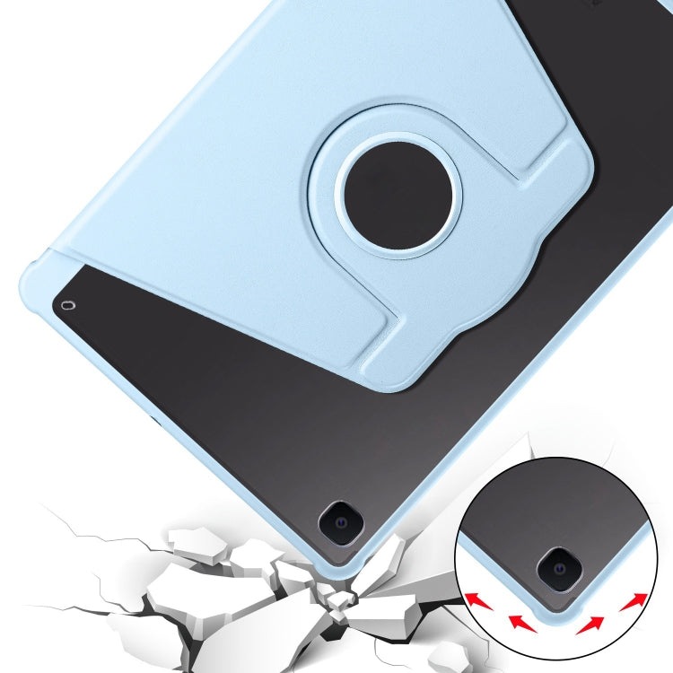 Acrylic 360 Degree Rotation Smart Tablet Leather Case