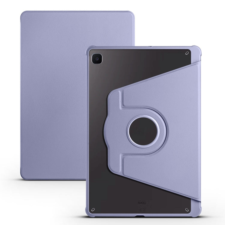 Acrylic 360 Degree Rotation Smart Tablet Leather Case