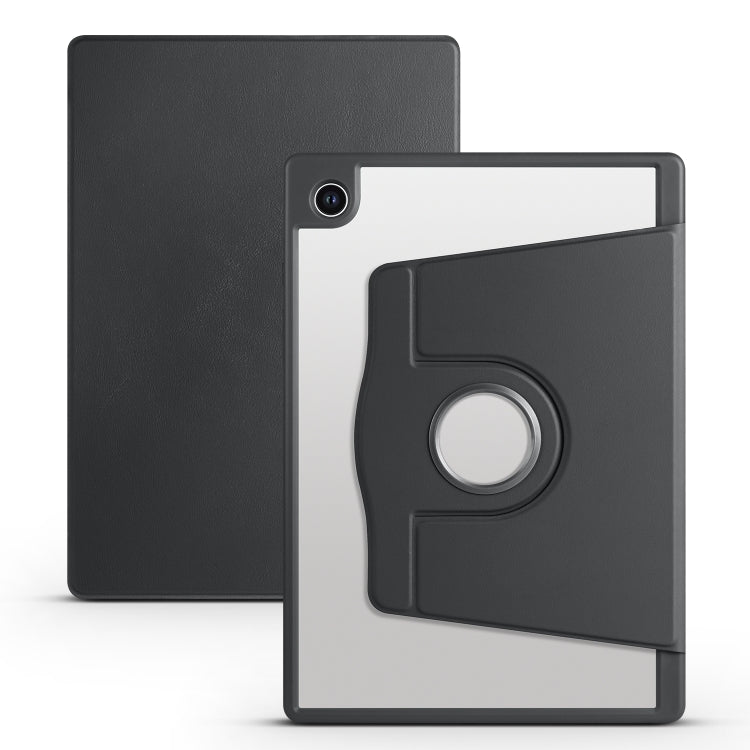 Acrylic 360 Degree Rotation Smart Tablet Leather Case