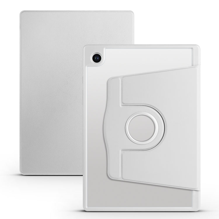 Acrylic 360 Degree Rotation Smart Tablet Leather Case