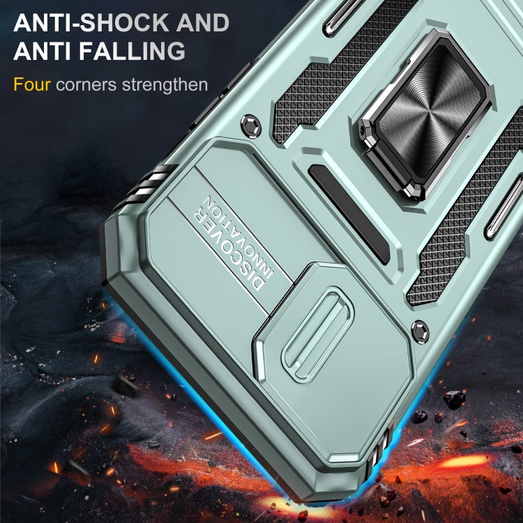 Armor PC + TPU Camera Shield Phone Case, For iPhone 15 Plus, For iPhone 15