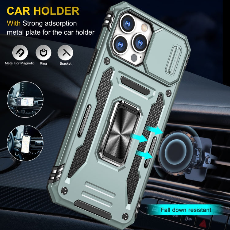 Armor PC + TPU Camera Shield Phone Case, For iPhone 15 Plus, For iPhone 15