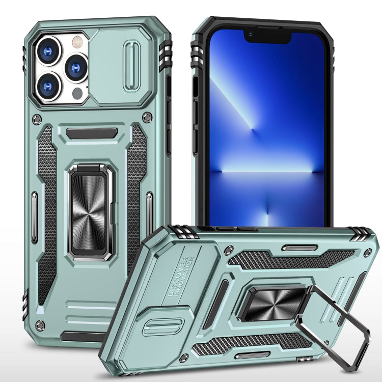 Armor PC + TPU Camera Shield Phone Case, For iPhone 15 Plus, For iPhone 15
