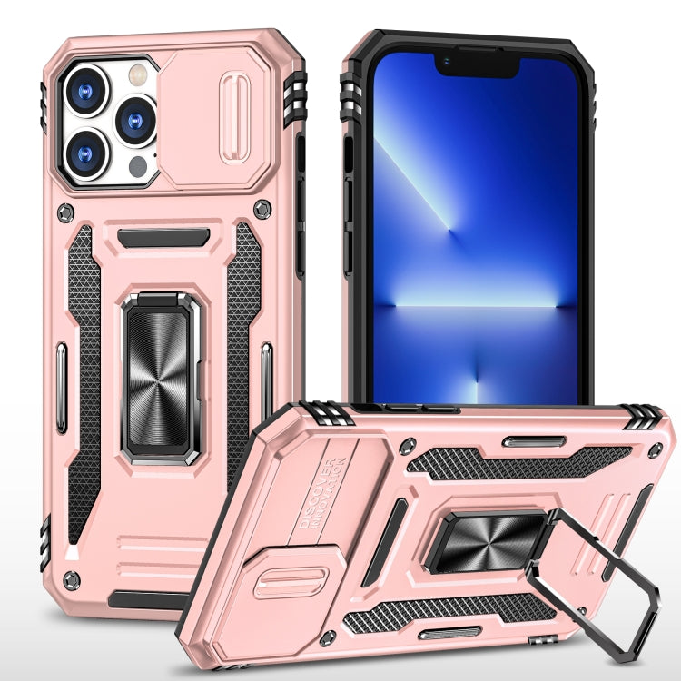 Armor PC + TPU Camera Shield Phone Case, For iPhone 15 Plus, For iPhone 15