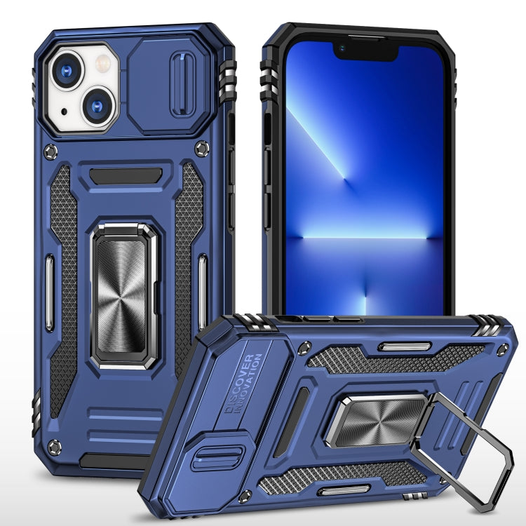 Armor PC + TPU Camera Shield Phone Case, For iPhone 15