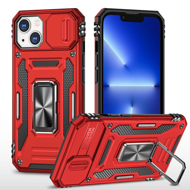 Armor PC + TPU Camera Shield Phone Case, For iPhone 15