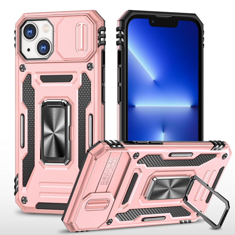 Armor PC + TPU Camera Shield Phone Case, For iPhone 15