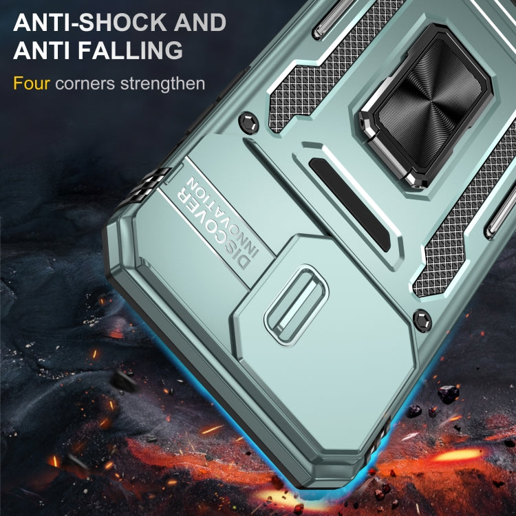 Armor PC + TPU Camera Shield Phone Case, For iPhone 15 Pro, For iPhone 15 Plus, For iPhone 15