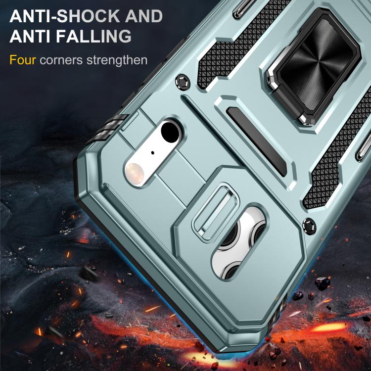 Armor PC + TPU Camera Shield Phone Case, For iPhone 16e, For iPhone 16 Pro Max, For iPhone 16 Pro