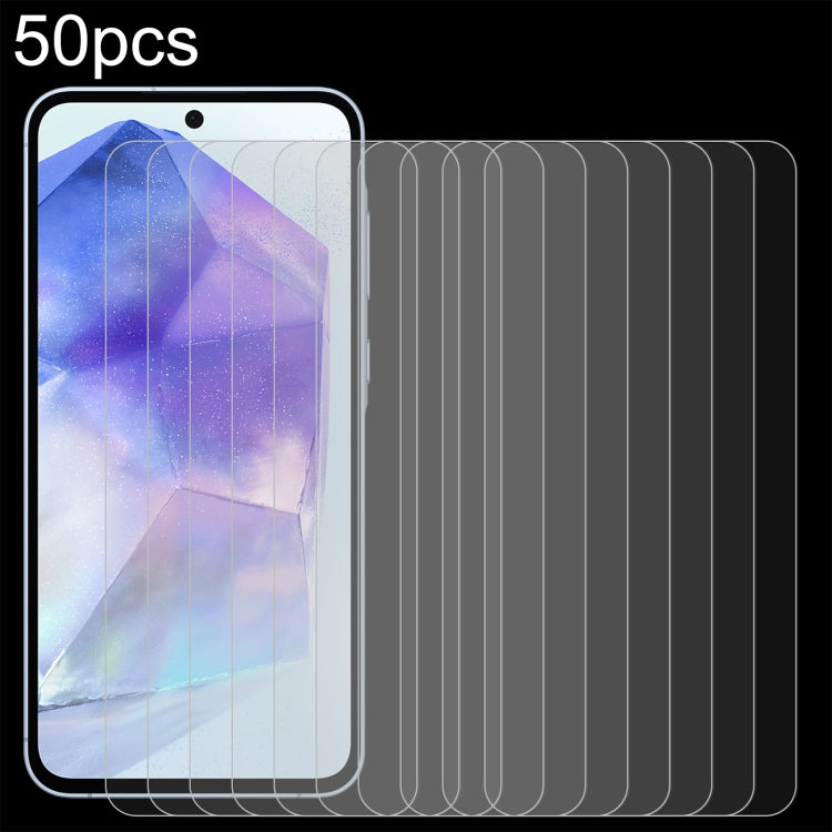 50pcs 0.26mm 9H 2.5D Tempered Glass Film