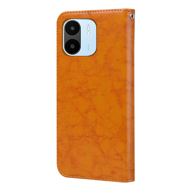 Oil Wax Texture Leather Phone Case
