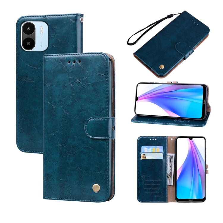 Oil Wax Texture Leather Phone Case