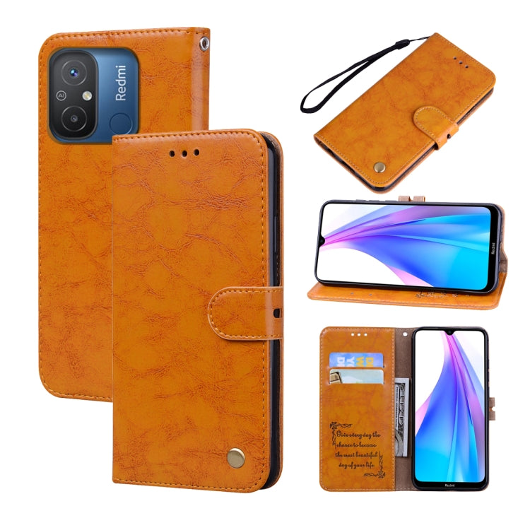 Oil Wax Texture Leather Phone Case