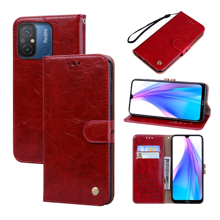 Oil Wax Texture Leather Phone Case