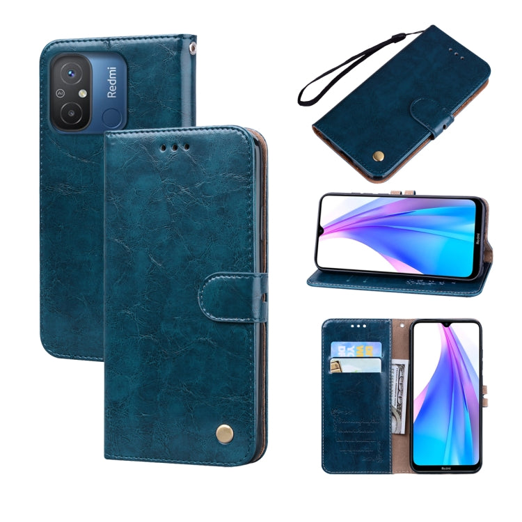 Oil Wax Texture Leather Phone Case