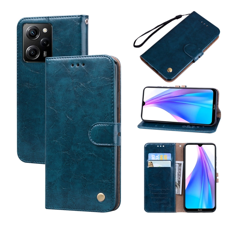 Oil Wax Texture Leather Phone Case